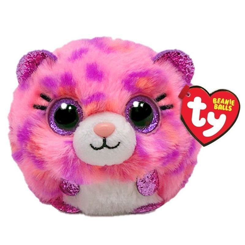 TY Beanie Balls Topaz Pembe Leopar 7 cm.