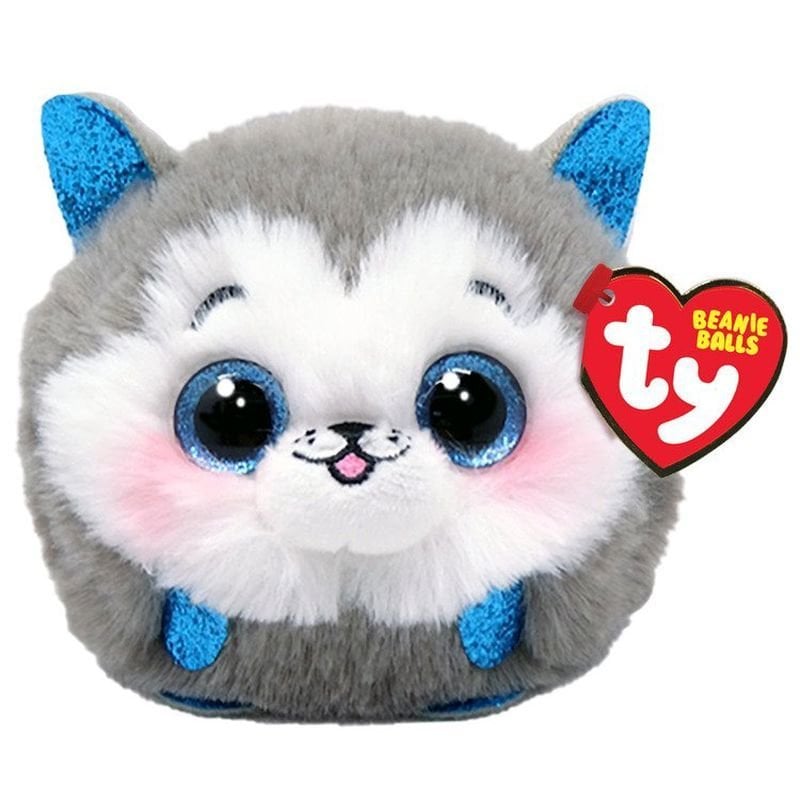 TY Beanie Balls Gri Sibirya Kurdu Slush Peluş 7 cm.
