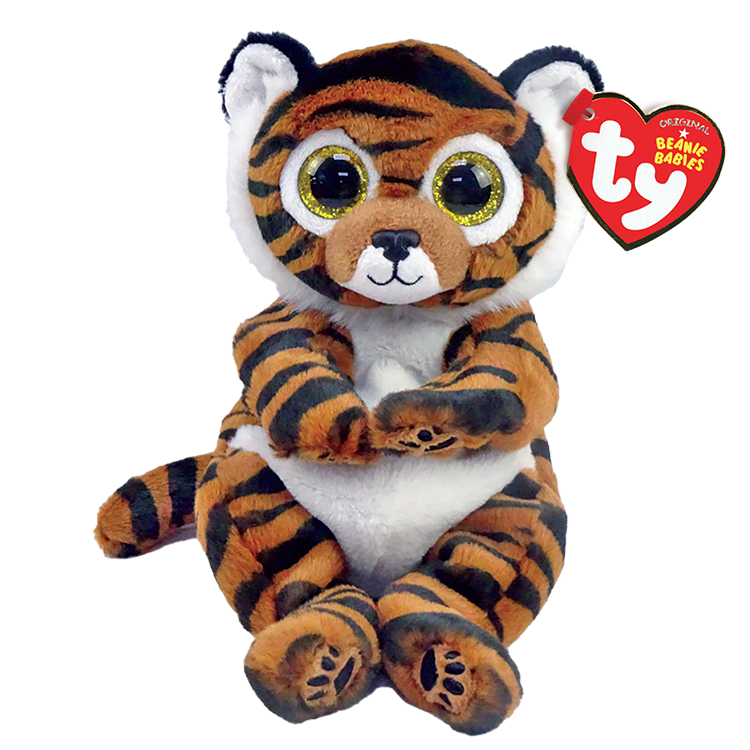 TY Beanie Babies Çizgili Kaplan Clawdia Peluş 20 cm.