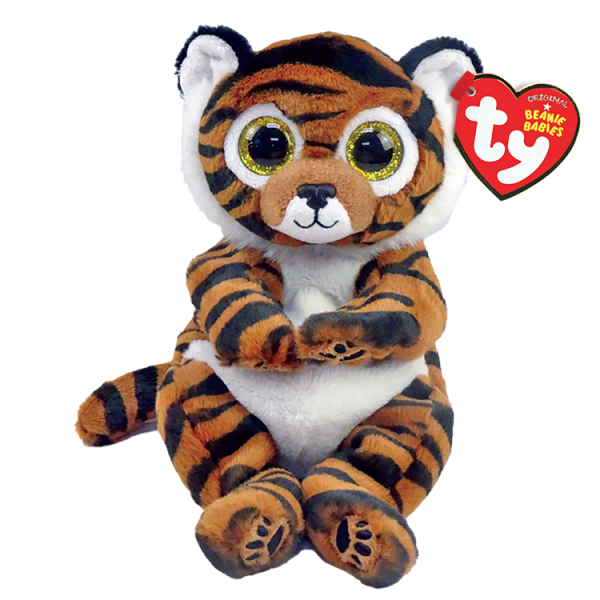 TY Beanie Babies Çizgili Kaplan Clawdia Peluş 20 cm.