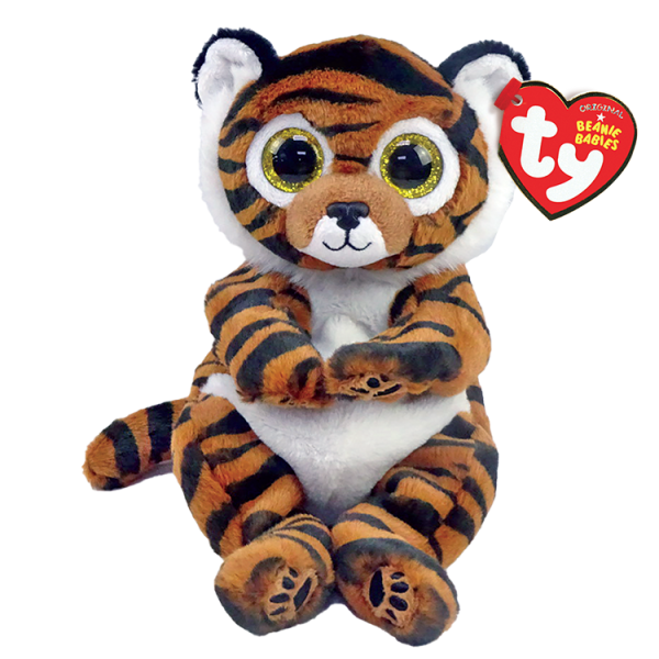 TY Beanie Babies Çizgili Kaplan Clawdia Peluş 20 cm.