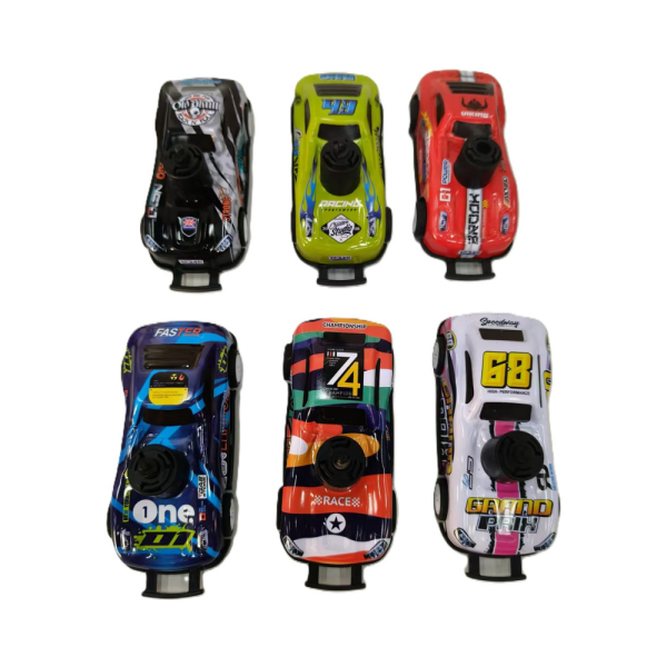 Bump Spin Pull Back Disc Throwing Car