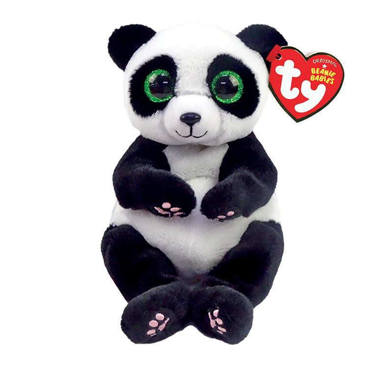 TY Beanie Babies Siyah Beyaz Panda Ying Peluş 20 cm.