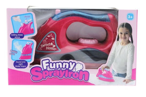 Funny Spray Iron Sesli ve Işıklı Ütü