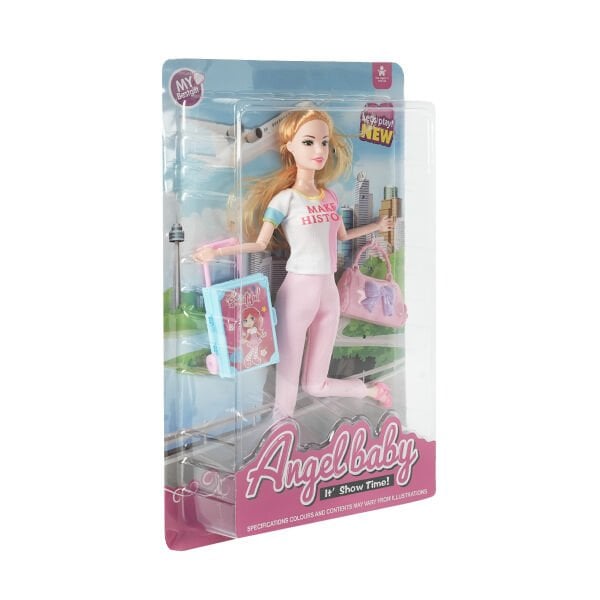 Angel Baby Aksesuarlı Model Bebek (3 Asorti)