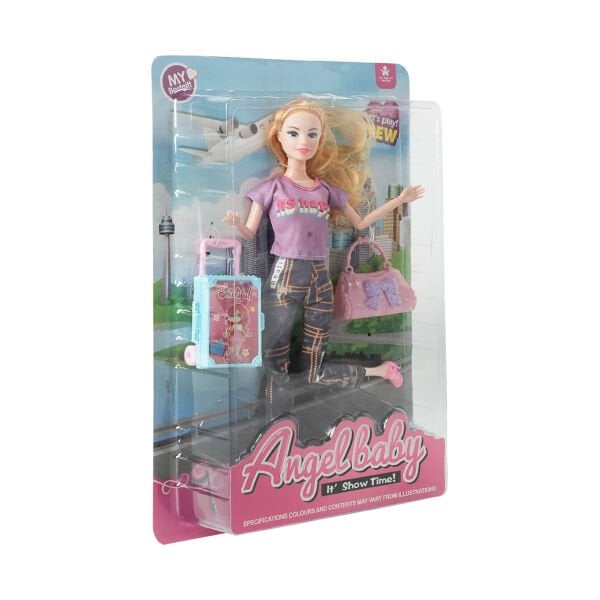 Angel Baby Aksesuarlı Model Bebek (3 Asorti)