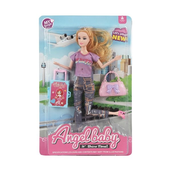 Angel Baby Aksesuarlı Model Bebek (3 Asorti)