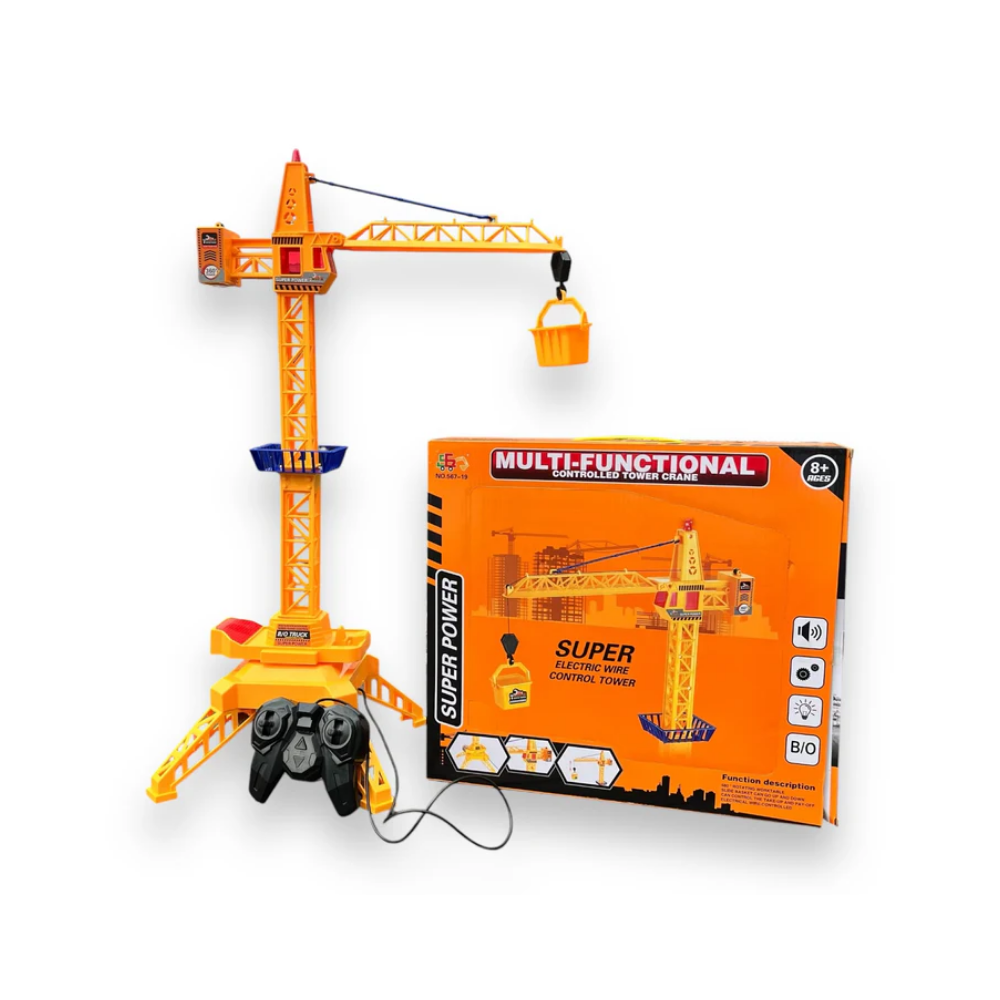 Kablo Kumandalı Işıklı ve Sesli Çok Fonksiyonlu Kule Vinç