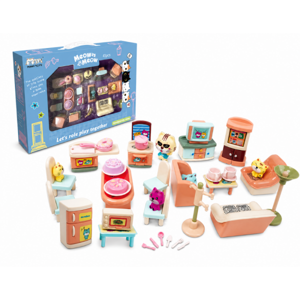 Meow Meow Sevimli Kedi Evi