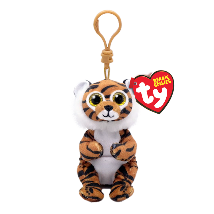 TY Beanie Bellies Çizgili Kaplan Clawdia Peluş Anahtarlık 12 cm.