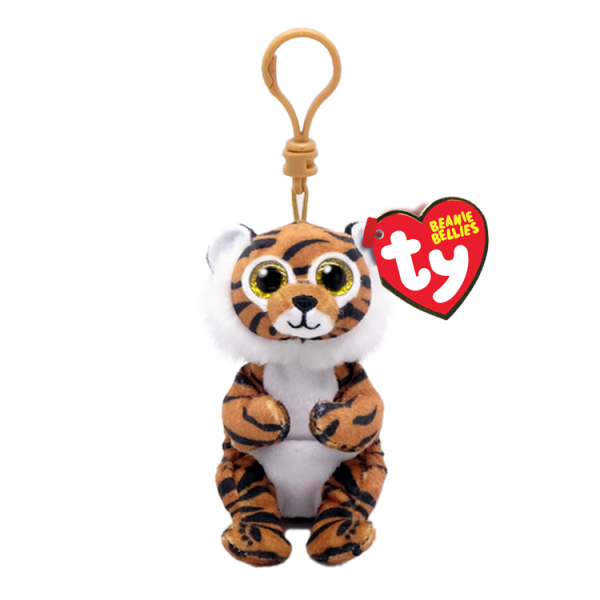 TY Beanie Bellies Çizgili Kaplan Clawdia Peluş Anahtarlık 12 cm.