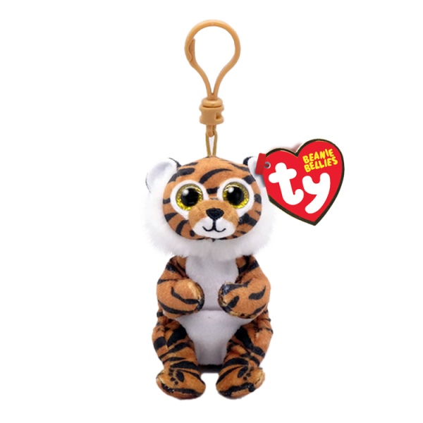 TY Beanie Bellies Çizgili Kaplan Clawdia Peluş Anahtarlık 12 cm.