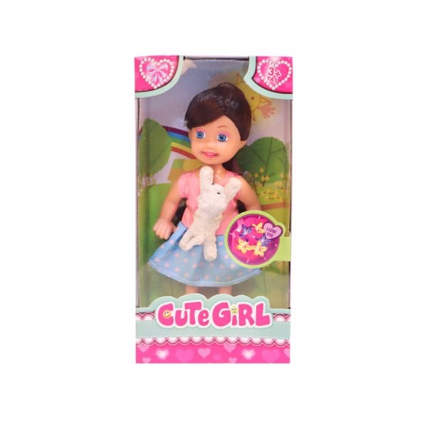 Sevimli Tekli Bebekler ve Evcil Hayvanları (4 Asorti)