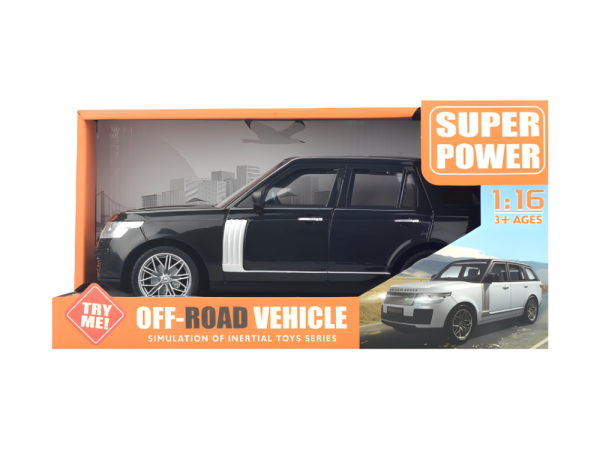 Velocity X Işıklı ve Sesli Araba - Siyah