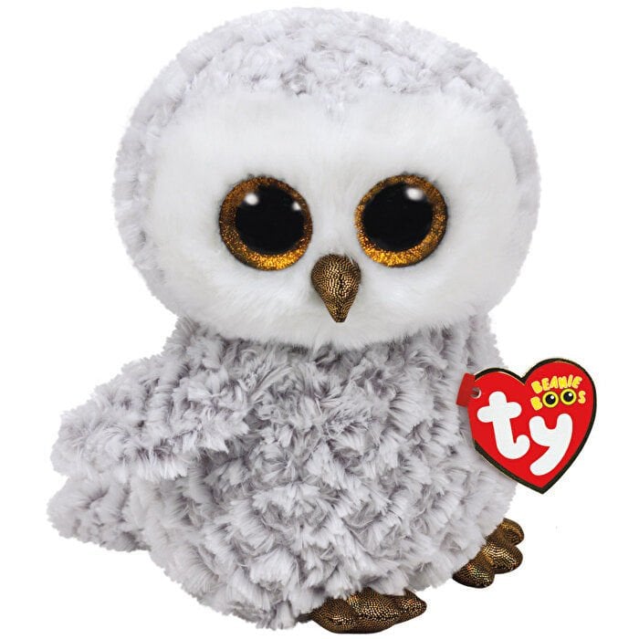 TY Beanie Boos Beyaz Baykuş Owlette Peluş 15 cm.