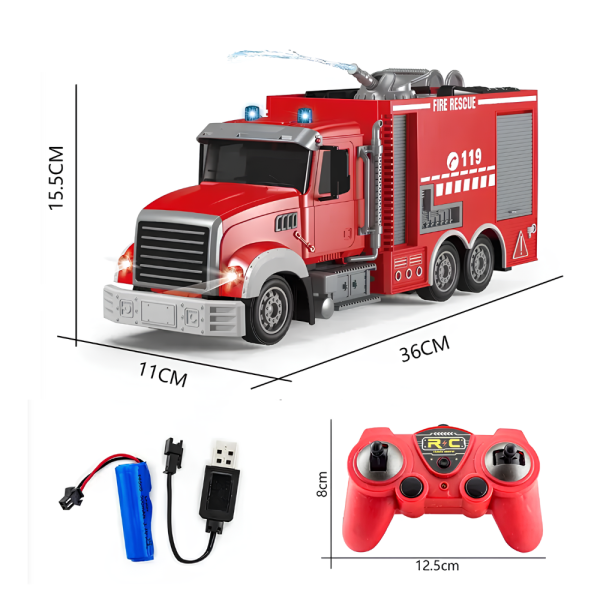 1:12 Uzaktan Kumandalı İtfaiye Kamyonu