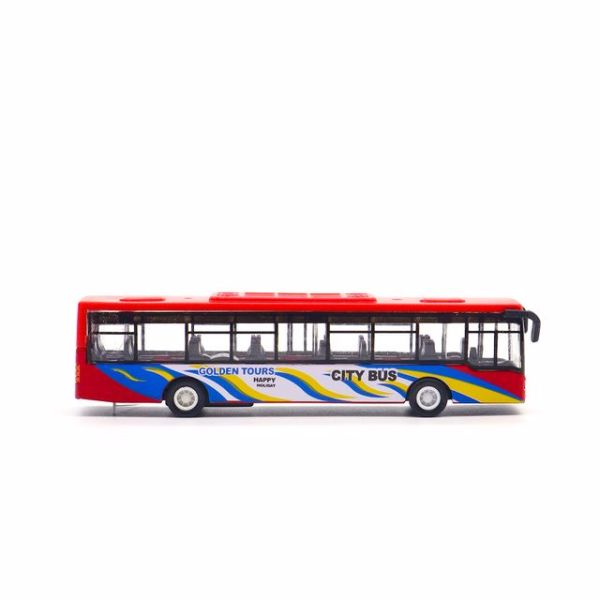City Bus Metal Yolcu Otobüsü (2 Asorti)