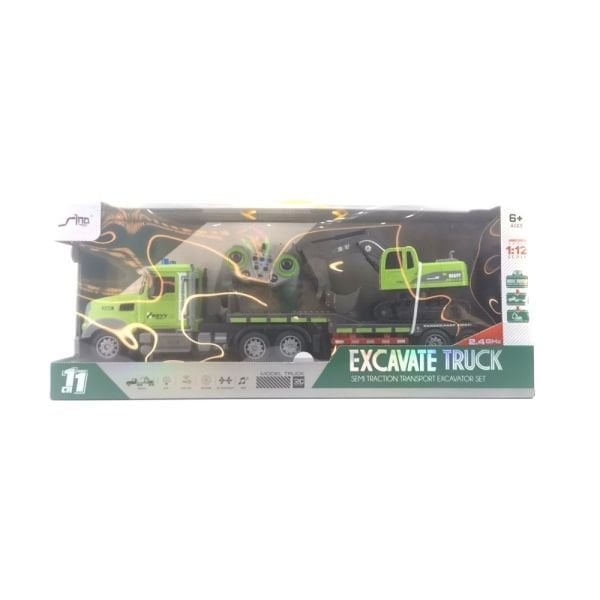 1:12 Uzaktan Kumandalı Kepçe Taşıma Aracı