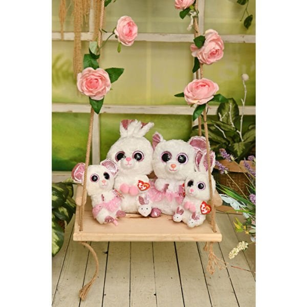 TY Beanie Boos Beyaz Balerin Beyaz Fare Nina Peluş 15 cm.