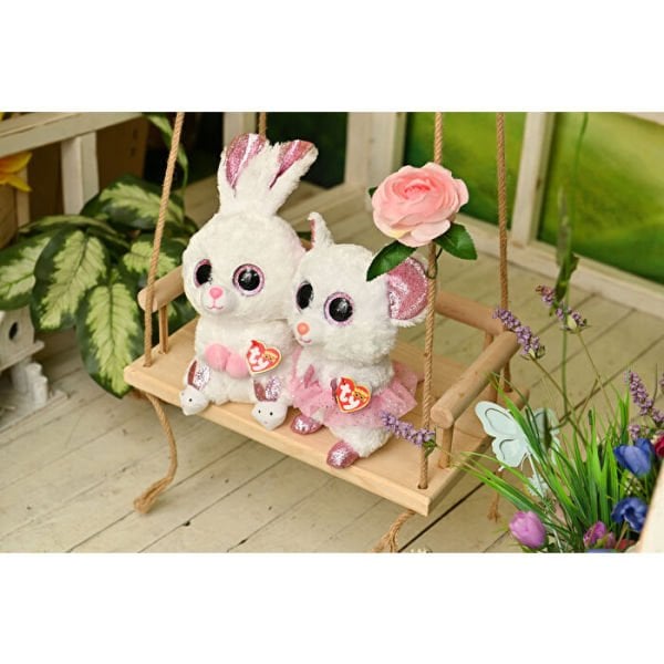 TY Beanie Boos Beyaz Balerin Beyaz Fare Nina Peluş 15 cm.