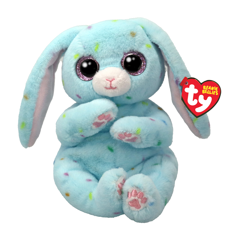 TY Beanie Bellies Mavi Tavşan Skippy Peluş 20 cm.
