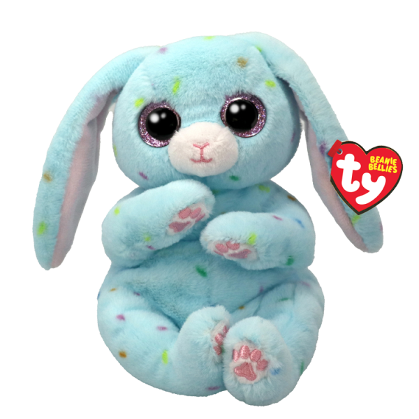 TY Beanie Bellies Mavi Tavşan Skippy Peluş 20 cm.
