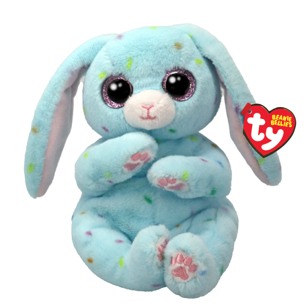 TY Beanie Bellies Mavi Tavşan Skippy Peluş 20 cm.