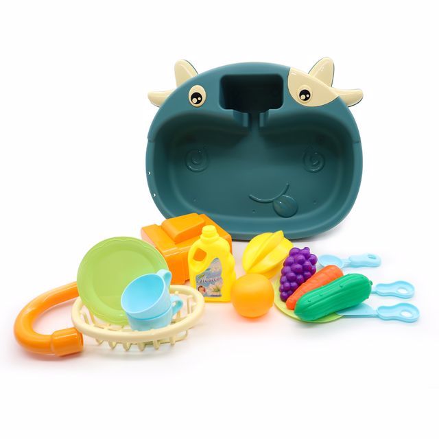 26 Parça Sesli Lavabolu Mutfak Seti