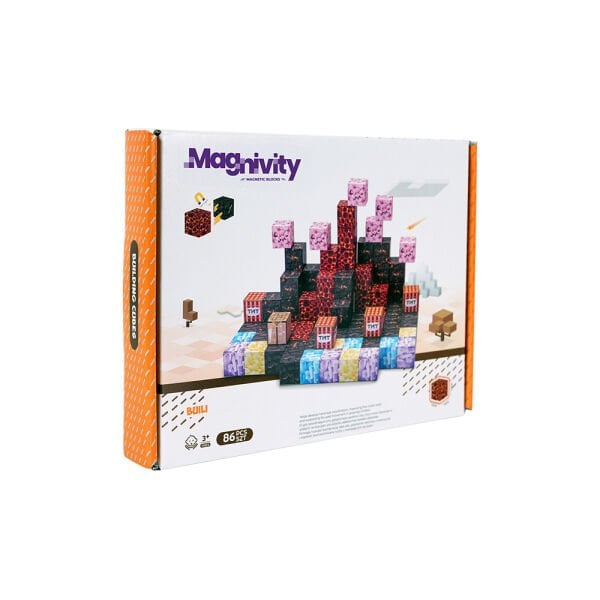 86 Parça Rock Temalı Manyetik Bloklar