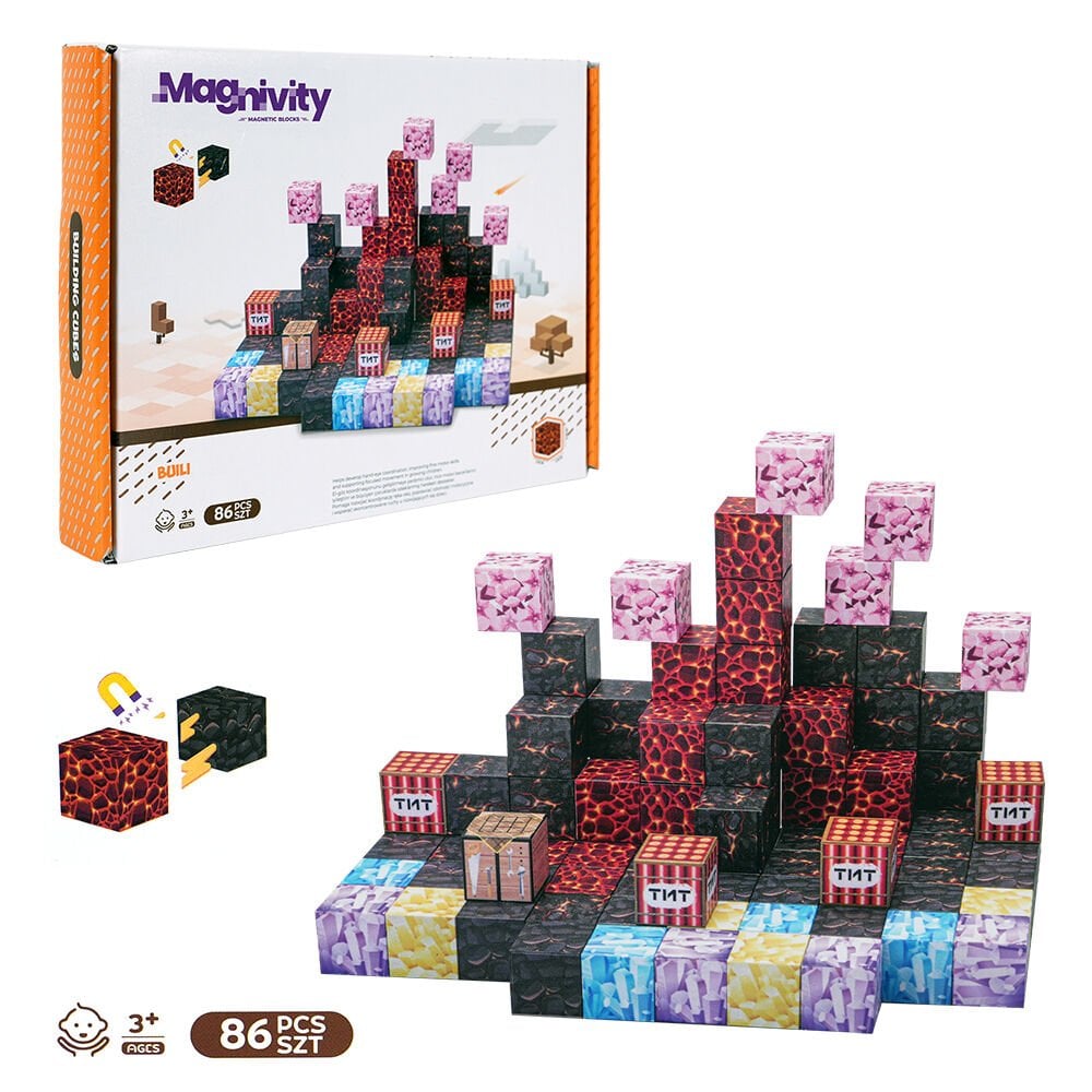 86 Parça Rock Temalı Manyetik Bloklar