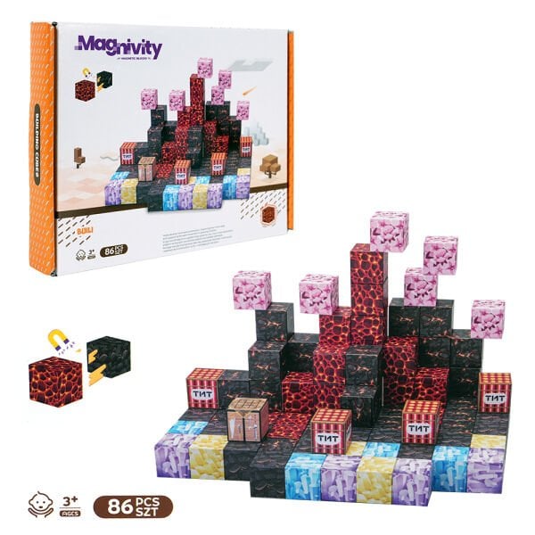 86 Parça Rock Temalı Manyetik Bloklar