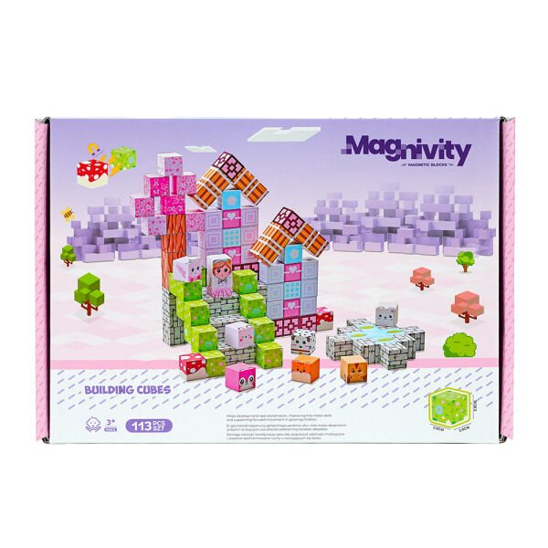 113 Parça Prenses Temalı Manyetik Bloklar