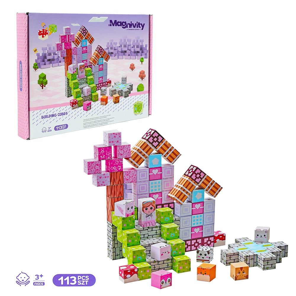 113 Parça Prenses Temalı Manyetik Bloklar