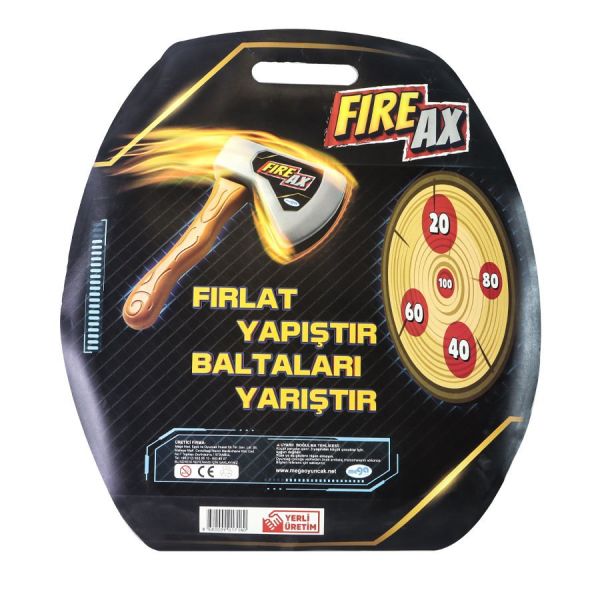 Fire Ax Hedefli Cırtlı Balta Seti