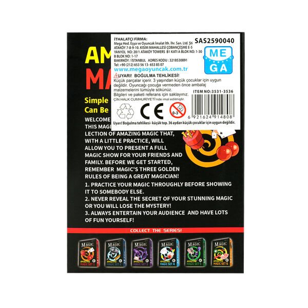 Tricks Magic Sihirbazlık Seti (6 Asorti)