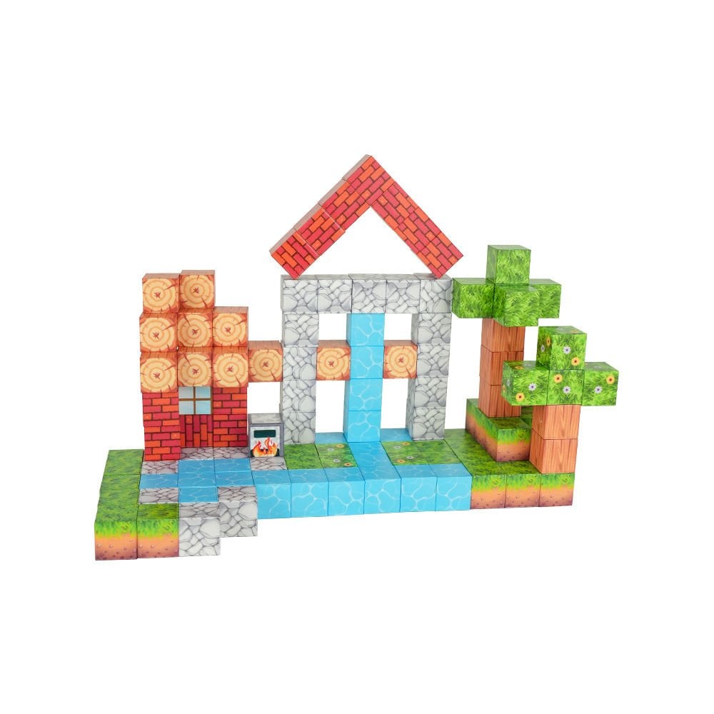 119 Parça Orman Temalı Manyetik Bloklar