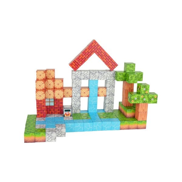 119 Parça Orman Temalı Manyetik Bloklar