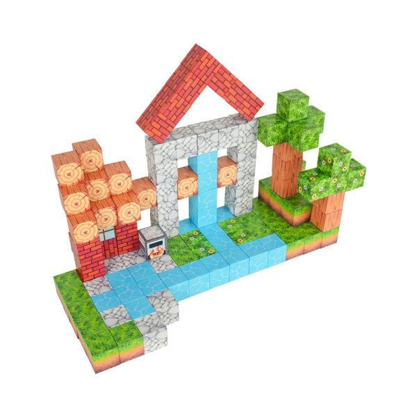 119 Parça Orman Temalı Manyetik Bloklar