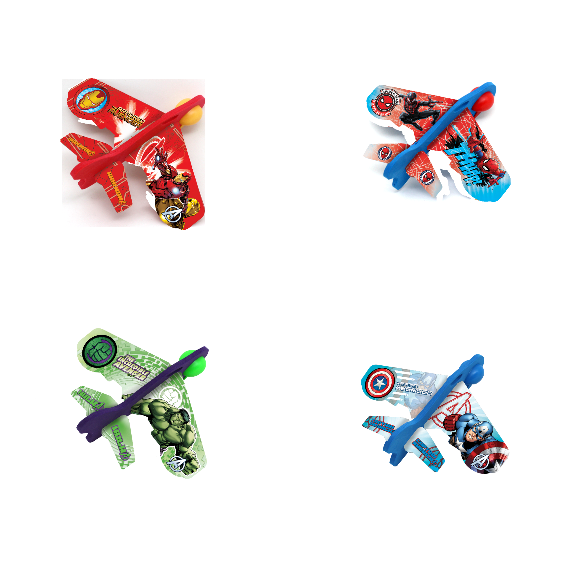 Marvel Köpük Uçaklar Asortili