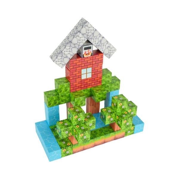 88 Parça Orman Temalı Manyetik Bloklar