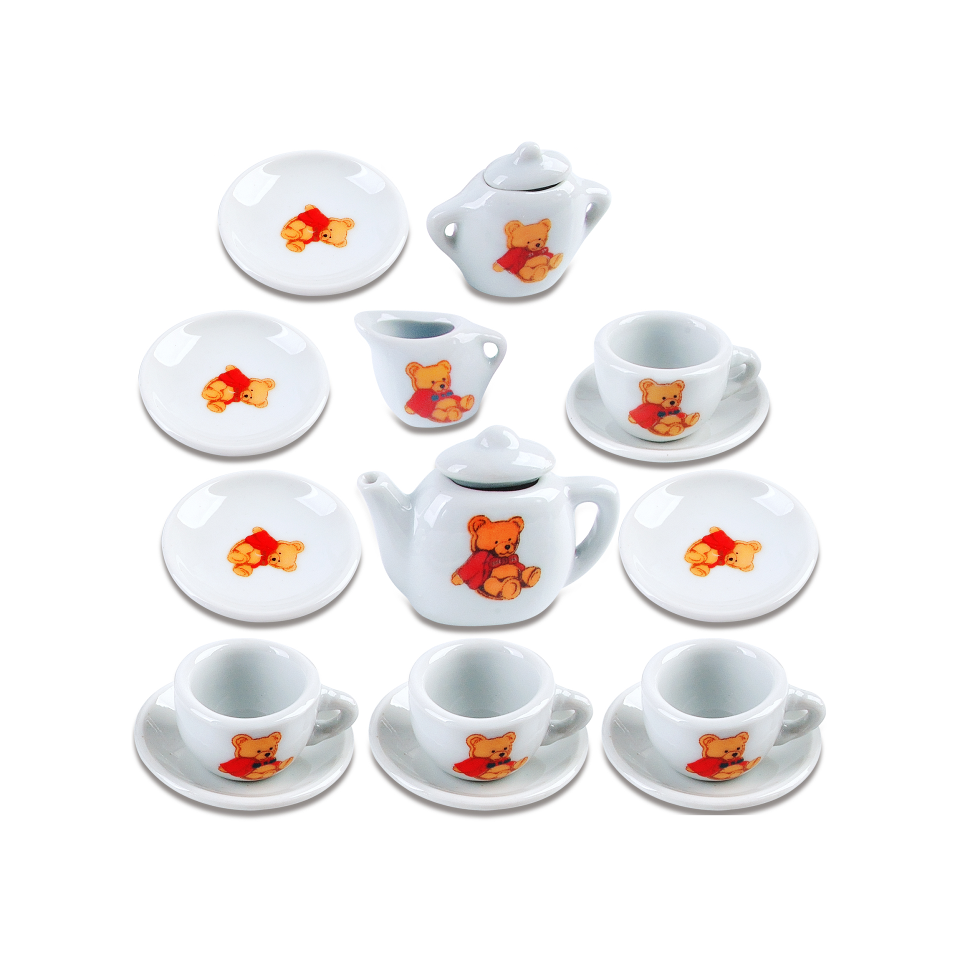 17 Parça Seramik Çay Seti