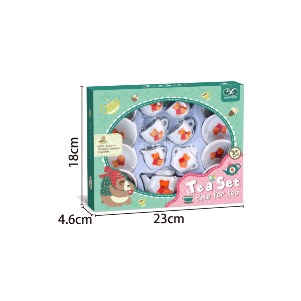 17 Parça Seramik Çay Seti