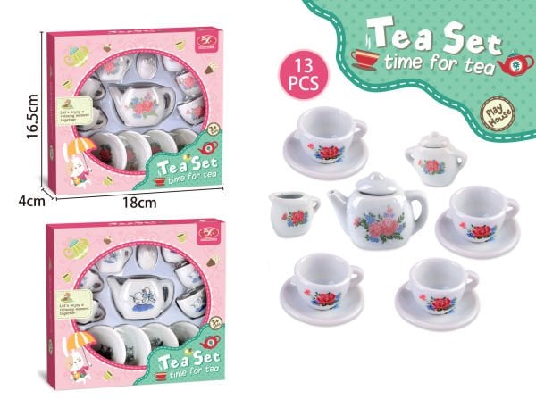 13 Parça Seramik Çay Seti