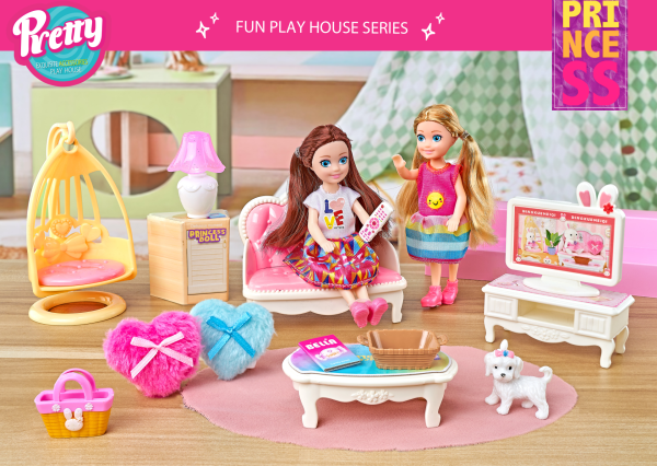 Sparkle Bella Princess Oturma Odası Seti