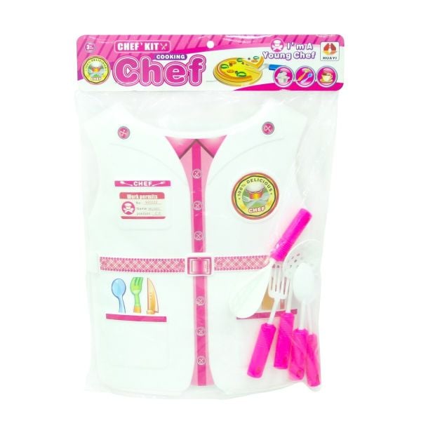 Kostümlü Kız Çocuk Aşçı Seti
