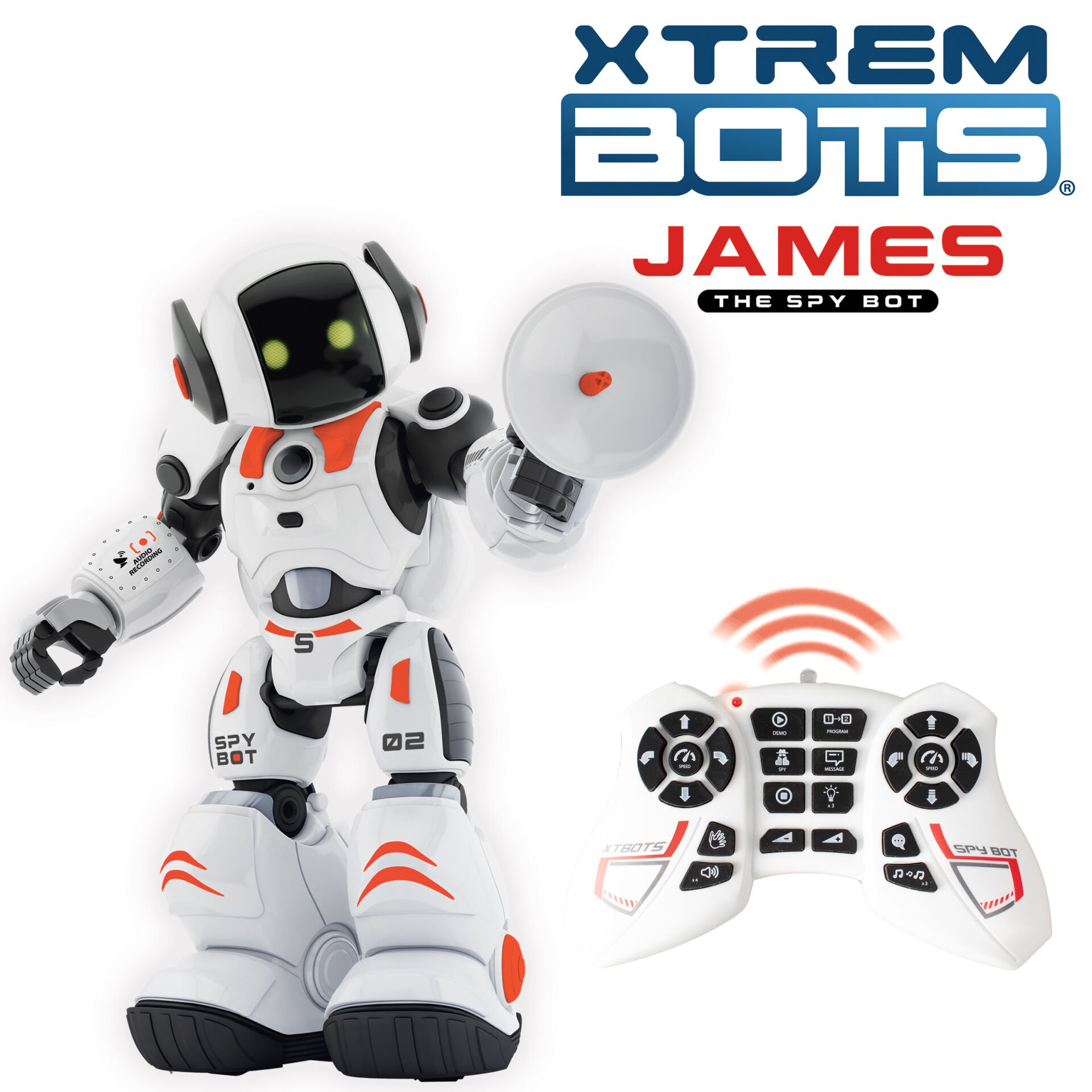 Yürüyebilen Kumandalı Sesli Robot James Spybot