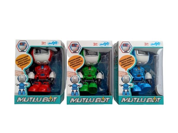 Sesli ve Işıklı Robot (3 Asorti)