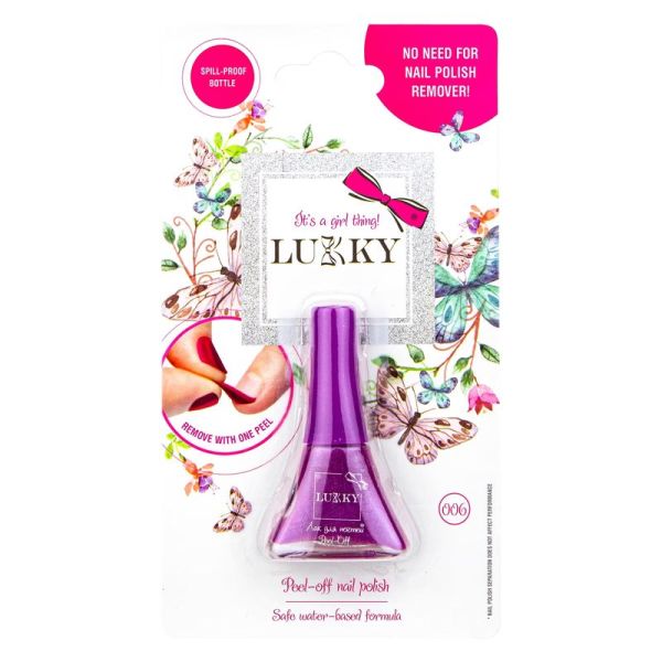 Soyulabilir Oje - Mor