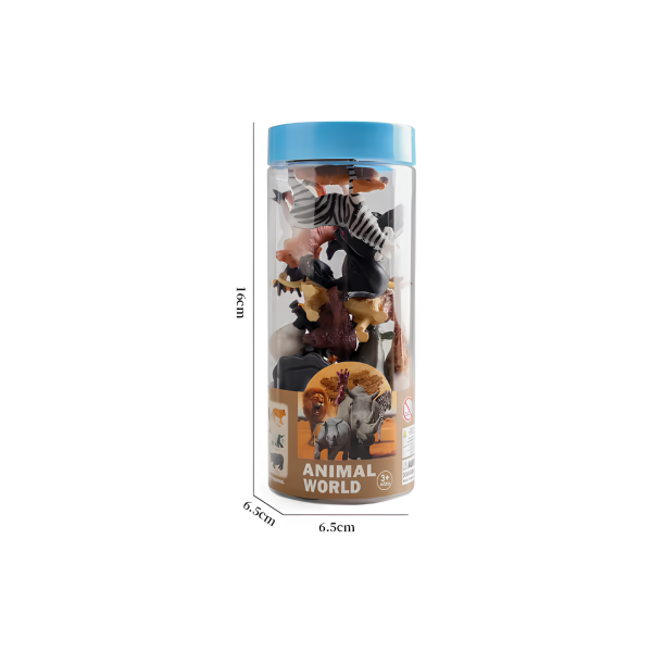 12 Parça Tüp Vahşi Hayvan Seti