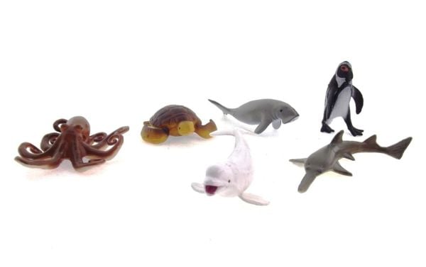 6 Parça Deniz Hayvanları Seti